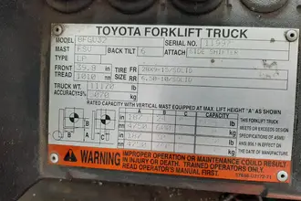 TOYOTA 8FGU32 Forklifts | Oak Bay Marketing (8)